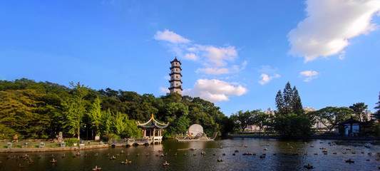 《東塔》攝于,溫州江心嶼旅游區